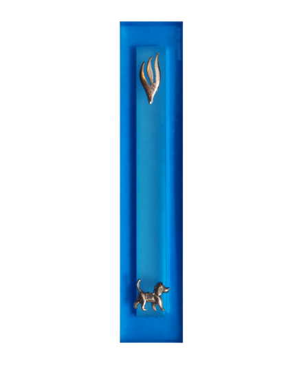 Dog Lover Modern Mezuzah Case